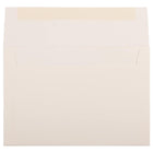 JAM Paper Enveloppes Strathmore A8, papier vergé blanc naturel, 250/paquet-Intérieur vierge où écrire un mot personnalisé