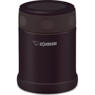 Bocal Alimentaire Isotherme Zojirushi SW-EAE - 12 Onces - Marron Foncé-12oz bocal à lunch isotherme sous vide