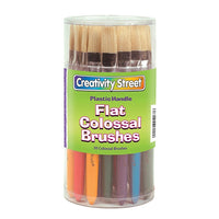 Chenille Kraft - Pinceaux plats géants Creativity Street (CK5167)-Pinceaux plats pour l’art et le bricolage