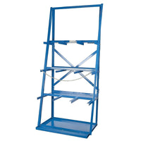 Kleton – Rangement vertical combiné-Range les tuyaux jusqu’à 12 pi de long et est doté de trois tablettes pour le rangement des petites pièces