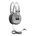 Casque stéréo Hamilton Buhl Hecha7 Schoolmate Deluxe, argent-Le casque avec prise de 3,5 mm est le compagnon idéal de la technologie de classe en constante évolution d'aujourd'hui