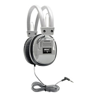 Casque stéréo Hamilton Buhl Hecha7 Schoolmate Deluxe, argent-Le casque avec prise de 3,5 mm est le compagnon idéal de la technologie de classe en constante évolution d'aujourd'hui