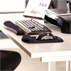 Fellowes - Tapis de souris/Repose-poignets Plush Touch - noir-Couleur : noir