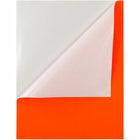 JAM Paper - Étiquettes d'expédition papier autocollant pleine page - 8 1/2 po x 11 po - Rouge foncé néon / Orange - Paquet de 10-Étiquettes autocollantes pleine page rouge fluo, Faites ressortir votre courrier avec des étiquettes d'adresse d'expédition colorées