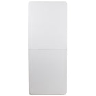 Flash Furniture – Table pliante à 2 battants de 30 x 72 po, plastique blanc (RB3072FH)-Places assises jusqu'à 8 adultes