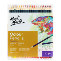 Mont Marte Crayons de couleur de qualité - Paquet de 72-1