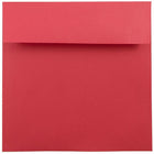JAM Paper Enveloppes carrées avec fermeture gommée, 7 1/2 x 7 1/2 po, rouge, 1000/paquet-rouge