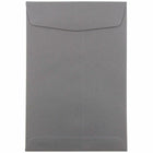 JAM Paper - Enveloppes pour catalogue à extrémité ouverte - 6 x 9 - gris foncé - paquet de 50-Couleur : gris foncé.