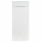 JAM Paper #10 Policy Commerciales Enveloppes Strathmore - 4,125" x 9,5" - Blanc Brillant Tissé - Paquet de 25-Couleur : Blanc brillant