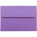 JAM Paper Enveloppes recyclées à fermeture gommée Brite Hue, format livret, 3 5/8 x 5 1/8 po, violet, paq./100-Violet