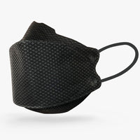 Hynaut - Masque de protection KN95, 4 plis Noir, Paquet de 50-Filtration eprouvee à 98 %