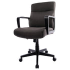 Staples – Fauteuil de direction en tissu Brookmere, gris-Support lombaire, réglage de la hauteur du siège, tension d'inclinaison et verrouillage de l'inclinaison pour un soutien personnalisé