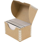 Jam PaperMD – Étui pour cartes professionnelles en plastique, kraft brun, 5/paquet-Kraft brun