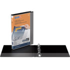 Reliure à anneaux View QuickFitMD 5/8 po AD-noir, Paquet de 6-Anneau en D, 3 anneaux, non verrouillable