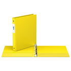 Davis Group Super économie, Reliure à anneaux ronds 1 po, paquet de 6 – Jaune-1 po