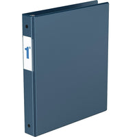 Davis Group - Reliure Essential, anneaux ronds de 1 po, bleu marine-Reliure à 3 anneaux à prix économique, bleu marine, anneaux ronds de 1 po, capacité de 200 feuilles