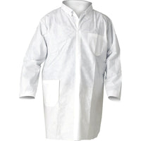 Kimberly-Clark Professional - Sarraus De Laboratoire Kleenguard A20, Sms, Blanc, Grand, paquet de 10-Couleur Blanc