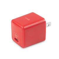LOGiiX - Chargeur mural Power Cube Mini 30W PD (2022) - Rouge-Le Power Cube Mini compact et coloré charge les smartphones jusqu'à 3 fois plus vite