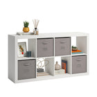 Sauder Stow-away 8 Cube Organisateur - 57.87" H - Finition White (429359)-8, 0 tablettes réglables