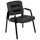 Flash Furniture Chaise De Réception Exécutive LeatherSoft-Noir (CH197221X000BK)-Style contemporain / transitionnel