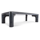 Support de moniteur réglable Allsop Hi-Lo - Noir-Dimensions: 15,8 L x 9,5 P x 2,8 - 4 H po