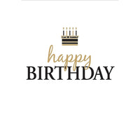 Millbrook Studios – Cartes de souhaits et enveloppes, Happy Birthday, 5 3/8 x 7 3/4 po, 18/paquet (06296)-Imprimées sur papier cartonné non couché