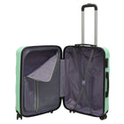 Nicci - 24" Valise de taille moyenne  Deco - Menthe Verte-Serrure à combinaison intégrée de haute qualité sur toutes les tailles