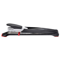 Amax – Agrafeuse longue portée Paperpro, agrafes de 1/4 po, noir/argenté (PPR1610)-Agrafeuse à longue portée pour relier des documents jusqu’à 12,5 po. Jusqu’à 25 feuilles