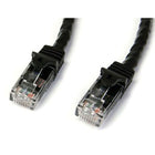 StarTech  Câble de raccordement Cat6 avec connecteurs anti-coupure RJ45, 50 pi, noir-Les connecteurs en or de 50 microns garantissent une conductivité optimale tout en éliminant les pertes de signaux en raison de l’oxydation ou la corrosion