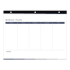 Blueline – Sous-mains non daté hebdomadaire, 11 x 8 1/2 po, anglais (A181752)-52 semaines