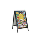 Azar Displays – Chevalet pour affiches, noir (300246)-En métal