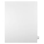 Mark Maker – Onglets séparateurs juridiques blancs, 1/25 onglets, format lettre, sans trous, numéro 73, 25/paquet-Onglets séparateurs blancs, 1/25 onglets