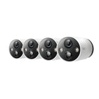 TP-Link - Tapo C420S4 Caméra de sécurité intelligente sans fil-Révélez des détails et des couleurs haute fidélité la nuit avec le capteur de lumière des étoiles