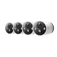 TP-Link - Tapo C420S4 Caméra de sécurité intelligente sans fil-Révélez des détails et des couleurs haute fidélité la nuit avec le capteur de lumière des étoiles