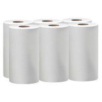 WypAll - Chiffons de nettoyage multitâches General Clean X60 - Petit rouleau - Blancs - Paquet de 6-6 rouleaux/caisse, 130 feuilles/rouleau, 780 feuilles/caisse