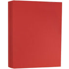 JAM Paper Papier cartonné mat, 8,5 x 11 po, 130 lb, rouge, 25/paquet (295731621)-Taille : 8,5 x 11 po.