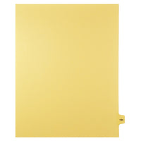Markmaker - 25 tabs/PQT,5 PQT/Boite, Intercalaires imprimes Legal, Chamois, 1/15th coupe| format lettre, sans trous, Numero 194-Intercalaires imprimes Legal