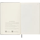 Moleskine - Smart Notebook à couverture rigide - Grand - Ligné - 5 po x 8,25 po - Noir-Couverture rigide noire