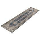 ECARPETGALLERY - Tapis Oregon Bijar Bleu 2'7" x 8'2"-Style Bordé, Traditionnel