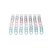 Poppin – Trombones, couleurs variées, paq./50-Conception de trombone signée Poppin