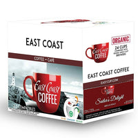 East Coast Coffee - Café de torréfaction foncée Sailor's Delight - recyclable - paquet de 24-Recharges K-cup