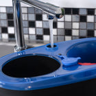 Vileda - EasyWring RinseClean Systeme de vadrouille et seau-L'essoreuse rotative activee au pied permet un essorage mains libres et une liberation contrôlee de l'eau.