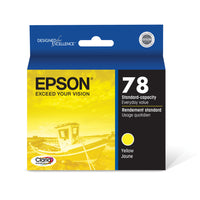 Epson - T078 Cartouche d'encre - Capacité standard - Jaune-Jaune  