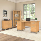 Bureau Somerset 60po de large avec classeur lat.-2