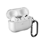 Generak Supply Étui Transparente Anti Choc pour AirPod Pro avec Fermeture et Mousqueton-Résistant aux chocs et à la poussière