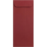 JAM Paper Enveloppes ouvertes au bout format invitation avec fermeture gommée, 4 1/8 x 9 1/2 po, rouge foncé, 1000/paquet-Rouge foncé