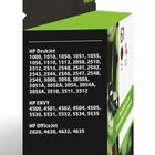HP 61 Ens. 2 cartouches d’encre noire et tricolore d’origine (CR259FN)-Rendement approximatif par cartouche: 170 pages noir, 150 pages Tricolore