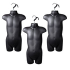 Eddie's - Formes suspendues pour enfants - Plastique dur - Noir - Paquet de 3 (155745-3)-Formes de suspension pour enfants - plastique dur