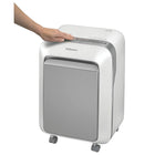 Fellowes - Déchiqueteur Powershred LX210 à coupe micro, 16 feuilles, blanc-Éliminez sans effort les bourrages papier grâce à la technologie 100 % Jam Proof et restez sans accident grâce à la technologie SafeSense intégrée