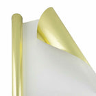 JAM Paper -  Emballage cadeau – Papier d'emballage métallique – 25 m². Ft - Feuille d'or - Rouleau vendu à l'unité-La superficie parfaite pour emballer rapidement et facilement vos cadeaux